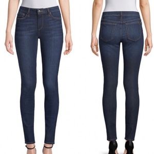 Joe's Jeans Mid-Rise Skinny Slim Jeans in Giselle Dark Wash Stretchy Size 25